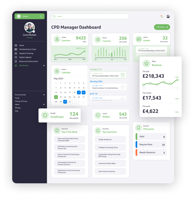 CPD Manager Dashboard