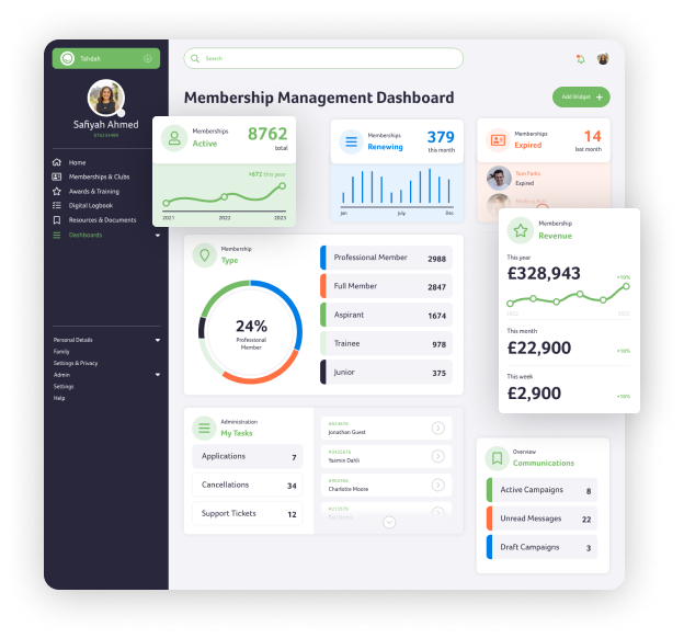 Membership Management Dashboard